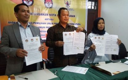 KPID, Bawaslu dan KPU Sumut Sepakat Awasi Kampanye Pilkada Serentak di Lembaga Penyiaran