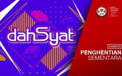 KPI Hentikan Sementara Program Siaran “Dahsyat” RCTI