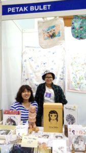 Dinan (Kanan) di Popcon Asia 2017