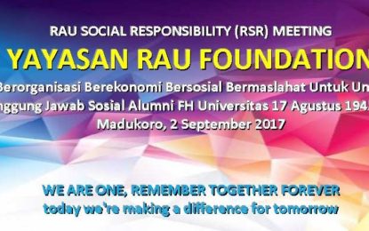 Yayasan RAU Foundation Selenggarakan RAU 3 in 1 EVENT
