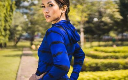 Penyiar I-Radio Jakarta Melanie Putria, Pembawa Obor Asian Games 2018