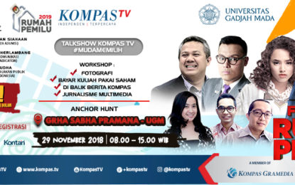 Dukung Pemilu 2019, Harian Kompas, Kompas.com, KompasTV, dan Harian Kontan Gelar Tur Festival Rumah Pemilu