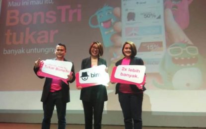 2x Lebih Banyak dan  BonsTri Point , Program Andalan 3 Indonesia untuk Penuhi Gaya Hidup Dinamis Anak Muda