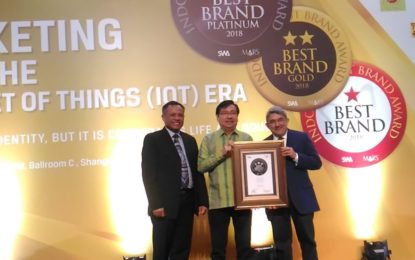 Penghargaan IBBA ke-9 untuk Polytron dari Majalah SWA