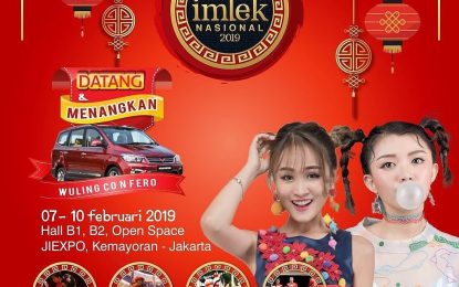 Targetkan 50 Ribu Pengunjung di Festival Imlek Nasional 2019