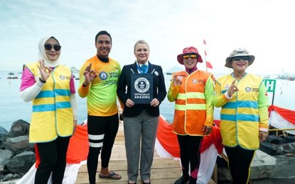 Hamish Daud Turut Serta Pecahkan Rekor Penyelaman Massal