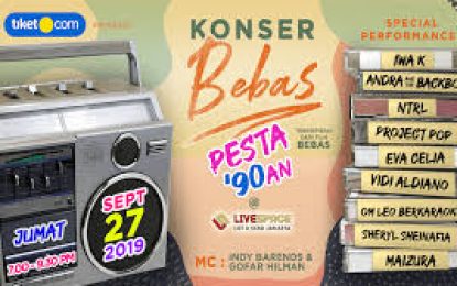 Konser Bebas – Pesta ’90-an Siap Digelar Menjelang Film Bebas Dirilis!