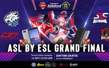 Skin Ultimate Violet Gratis, ASL Store, dan Penampilan Idol Grup AOV di Grand Final ASL by ESL Season 3 Di Tennis Indoor