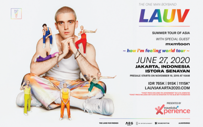 LAUV Siap Singgah ke Jakarta lewat Konser “How I’m Feeling Tour – Summer Tour of Asia 2020”