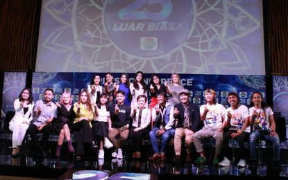 Perayaan Malam Puncak HUT Perak LUV Indosiar ke-25 Yang Memanjakan Pemirsa