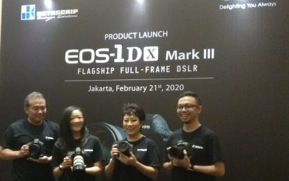 Canon Hadirkan EOS 1 D X Mark III  di Indonesia