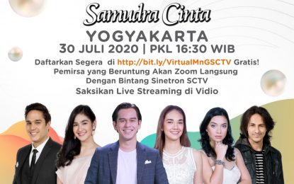 Rangkaian #3XTRAORDINARY SCTV-Virtual Meet and Greet Bintang Sinetron Samudra Cinta Sapa Pemirsa di Yogjakarta