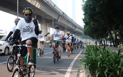 Peringati HUT Ke-75 RI, NET. Bagikan 1.708 Masker