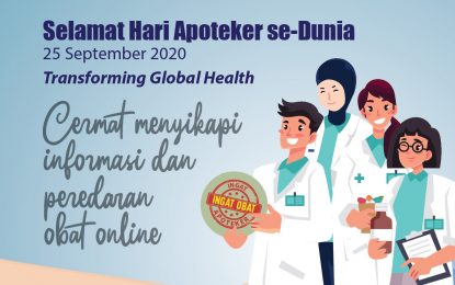 Peringati Hari Apoteker Sedunia, PP IAI Gelar Lomba Video dan Webinar untuk Kader PKK
