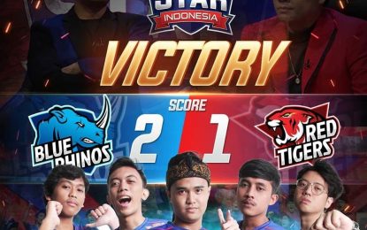 Super Intens, Boy William Lega Blue Rhinos Mampu Imbangi Red Tigers