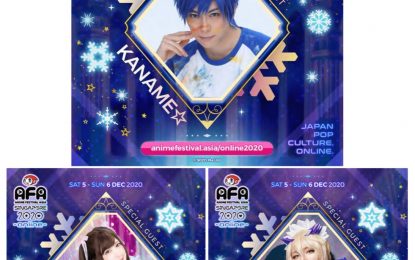 Anime Festival Asia – Singapore 2020 LINE UP J-Pop Idol & Puluhan Konten Siap Gempur AFA Fans secara Online