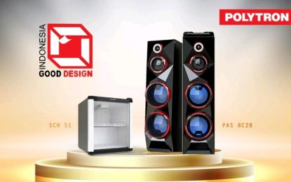 Showcase dan Audio Polytron Raih Penghargaan Indonesia Good Design 2020 dari Kementrian Perindustrian dan IBBA 2020