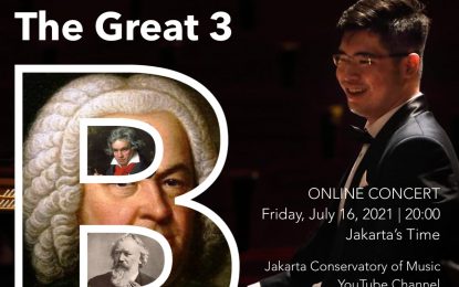 Tampil Solo, Pianis Jonathan Kuo Siap Gelar Resital Piano The Great Three ‘B’