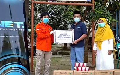 CSR NET X RUMAH ZAKAT Bagikan 1000 Kaleng Daging Kurban