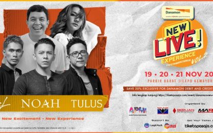 NEW LIVE DANAMON EXPERIENCE VOL.2 3 Hari Konser Hybrid Show New Excitement – New Experience