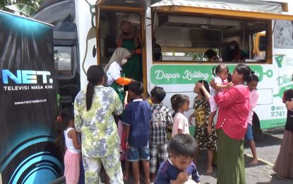 NET DAN DOMPET DHUAFA GELAR AKSI SOSIAL SOLIDARITAS ERUPSI SEMERU