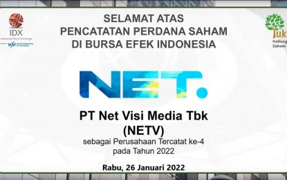 INDUK USAHA NET., RESMI MELANTAI DI BEI, SIAP AKSELERASI KEMBANGKAN MEDIA PENYIARAN DAN KONTEN KREATIF