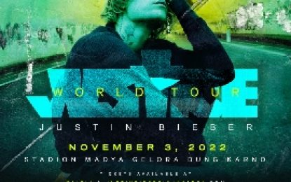 Tiket Konser Justin Bieber – Justice World Tour 2022 Bisa Eksklusif Dibeli di Blibli dan www.justinbieberinjakarta.com mulai Selasa, 29 Maret 2022 pukul 10.00 WIB