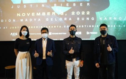 JUSTIN BIEBER JUSTICE WORLD TOUR JAKARTA, 3 NOVEMBER DI STADION MADYA, GELORA BUNG KARNO