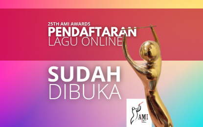 PENDAFTARAN LAGU via ONLINE 25TH AMI AWARDS 2022 Dibuka!