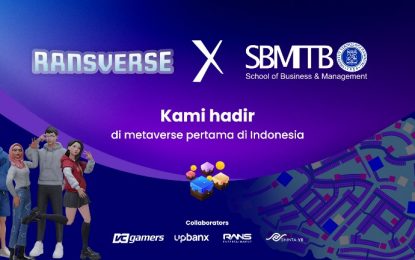 SBM ITB Siap Hadir di Metaverse, Penjualan lahan RansVerse Resmi Dibuka untuk Publik
