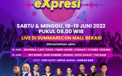 D’Masiv Hingga Geisha Meriahkan “eXpresi” di NET TV dari Summarecon Mall Bekasi