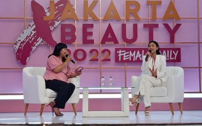 Buka Pendaftaran Indonesia’s Next Top Model Cycle 3, Salah Satu Modelnya, Devina, Berbagi Inspirasi di Ajang Jakarta X Beauty 2022