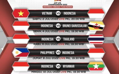 AFF U19 Championship Tayang Eksklusif Di Indosiar Dan VIDIO
