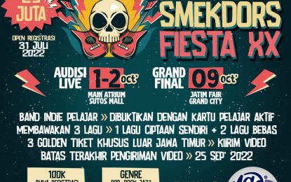 Smekdors Siap Menggelar Smekdors Fiesta XX: Festival Band Pelajar
