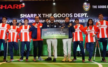 Sharp Indonesia Dukung Timnas Berlaga di Piala Dunia 2022 Melalui Kolaborasi Produk Merchandise Sharp X The Goods Dept.