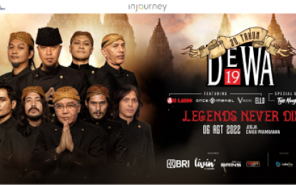 Penukaran e-tiket 30 tahun DEWA 19 Full Team Jogja di Candi Prambanan mulai Hari Ini di Wisma Kagama Jogja