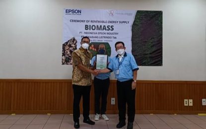 Pabrik Printer Epson Terkemuka Menggunakan Listrik Bersumber Biomassa Terbarukan