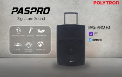POLYTRON Rilis  Speaker  Profesional Berfitur Audio Canggih Terbaru PAS PRO F3 Series