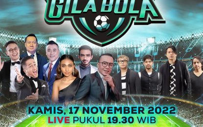 Indosiar Hadirkan Konser Gila Bola Sambut Piala Dunia 2022
