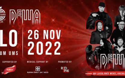 Satu Hari Menjelang Konser 30 Tahun Berkarya DEWA 19 di Edutorium UMS Solo