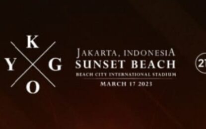 KYGO in Jakarta, Indonesia, Jumat 17 Maret 2023