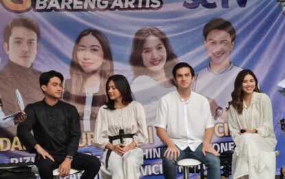 Para Pemain Bidadari Surgamu dan Tajwid Cinta Ramaikan Ngabuburit SCTV Di Ciledug&nbsp;