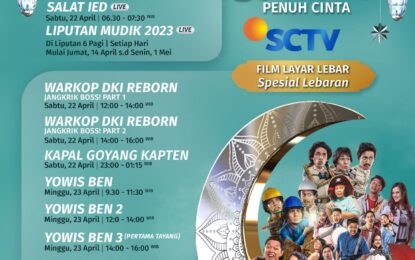 “Yowis Ben 3” Tayang Perdana di “Lebaran Penuh Cinta” SCTV