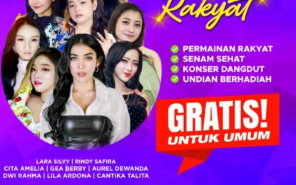 Panggung Rakyat RTV Hadir di Mojokerto