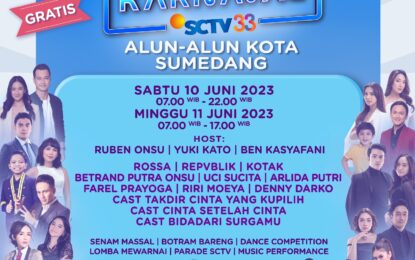 Karnaval SCTV Hadir Di Kota Sumedang