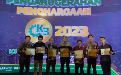 United Tractors Group Raih Penghargaan K3 Tahun 2023 dari Kementerian Ketenagakerjaan Republik Indonesia 