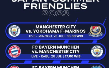 MANCHESTER CITY & Bayern Munchen Bakal Hadir di Net lewat Laga Pra Musim “Japan Summer Friendlies 2023”