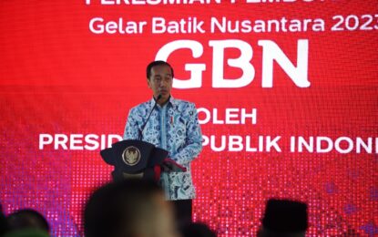 Gelar Batik Nusantara 2023 Resmi Dibuka Presiden Joko Widodo