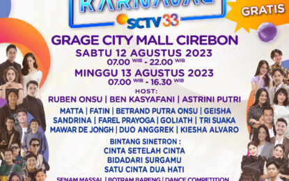 Farel Prayoga, Fatin, Geisha, Matta, Siap Menghibur Warga Cirebon Di Karnaval SCTV