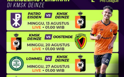 NET Tayangkan Aksi Marselino Ferdinan di Liga Belgia